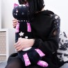 Nice Group - Peluche MOMOMI Cisai Nana 60 cm, 1 Pupazzo Gatto Nero - 48203