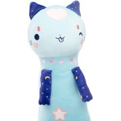 Nice Group - Peluche MOMOMI Cisai Fru 60 cm, 1 Pupazzo Gatto Azzurro - 48204