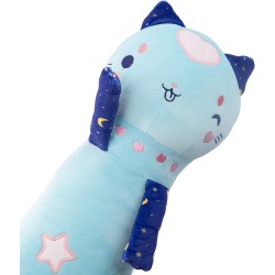 Nice Group - Peluche MOMOMI Cisai Fru 60 cm, 1 Pupazzo Gatto Azzurro - 48204
