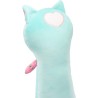 Nice Group - Peluche MOMOMI Cisai Kiki 60 cm, 1 Pupazzo Gatto Verde Tiffany - 48206