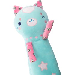Nice Group - Peluche MOMOMI Cisai Kiki 60 cm, 1 Pupazzo Gatto Verde Tiffany - 48206