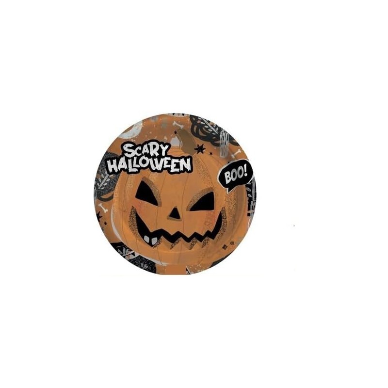8 Piatti Scary Halloween 18 cm - DI75880
