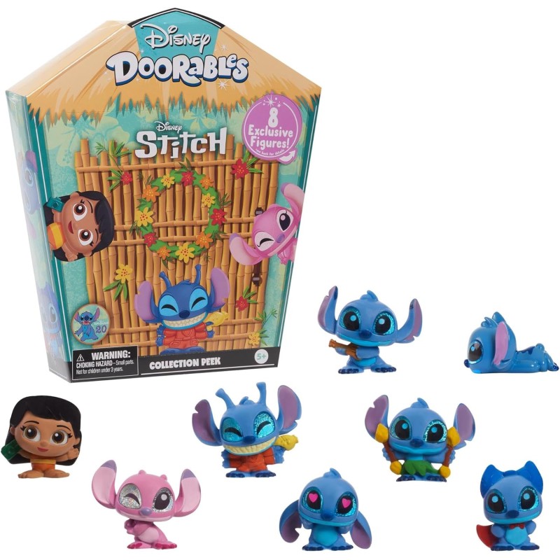 Giochi Preziosi - Doorables Stitch Collector, Set di Personaggi da  Collezione con Lilo, Stitch e Angel, Pack