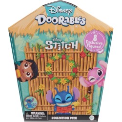 Giochi Preziosi - Doorables Stitch Collector, Set di Personaggi da Collezione con Lilo, Stitch e Angel, Pack A Forma Di Casa Con
