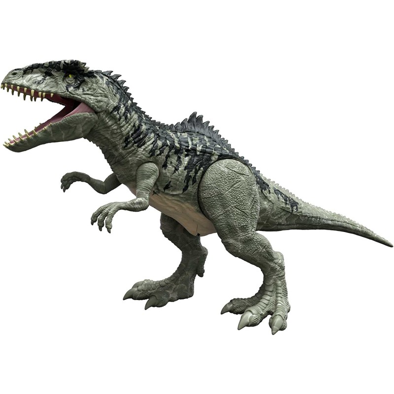 Mattel - Jurassic World - Dominion Gigantosaurus Super Colossale Action Figure, dinosauro extra large (1 m) - M03131