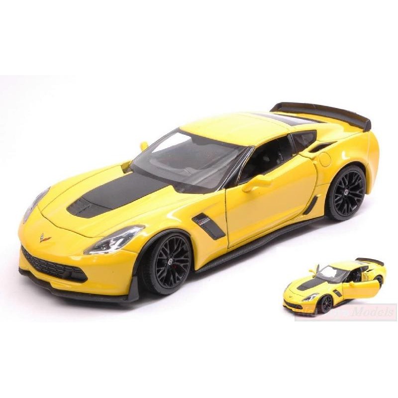 Mattel - Chevrolet Corvette Z06 Radiocomandata 1:24, colori assortiti - TOYS3488