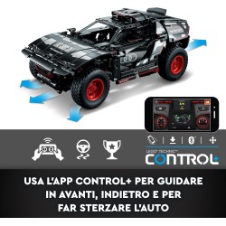LEGO - Technic Audi RS Q E-Tron, Macchina Telecomandata da Rally, Modellino di Auto Fuoristrada Dakar con App CONTROL+ da Costru