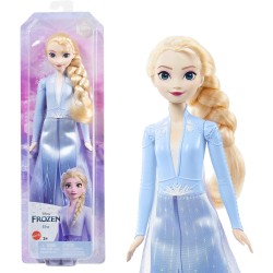 Mattel - Disney Frozen - Elsa bambola con abito esclusivo e accessori ispirati ai film Disney Frozen 2, Giocattolo per Bambini 3