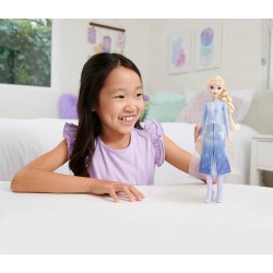 Mattel - Disney Frozen - Elsa bambola con abito esclusivo e accessori ispirati ai film Disney Frozen 2, Giocattolo per Bambini 3