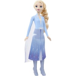 Mattel - Disney Frozen - Elsa bambola con abito esclusivo e accessori ispirati ai film Disney Frozen 2, Giocattolo per Bambini 3