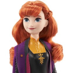 Mattel - Disney Frozen - Anna bambola con abito esclusivo e accessori ispirati ai film Disney Frozen 2, Giocattolo per Bambini 3