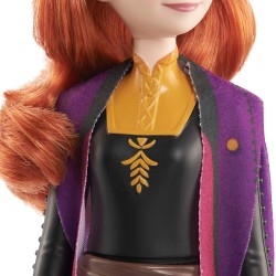 Mattel - Disney Frozen - Anna bambola con abito esclusivo e accessori ispirati ai film Disney Frozen 2, Giocattolo per Bambini 3