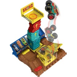 Mattel - Hot Wheels - Monster Trucks: Playset Arena Smashers - HNB94