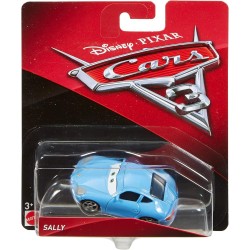 Mattel - Disney Pixar Cars - Sally Veicolo Die-Cast 1:55 Colore Blu - FJH98
