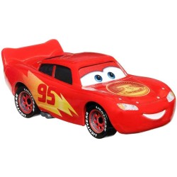 Mattel - Cars 3 - Lightning McQueen con Ruote da Corsa Macchina Giocattolo in Scala Veicolo Die Cast 1:55 - HKY34