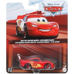 Mattel - Cars 3 - Lightning McQueen con Ruote da Corsa Macchina Giocattolo in Scala Veicolo Die Cast 1:55 - HKY34