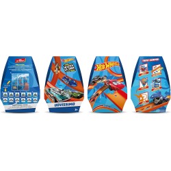 Mattel - Hot Wheels - Uovissimo, con 1 Set Rettilinei HotWheels, 1 veicolo singolo in scala 1:64 e 3 accessori per sfrecciare in