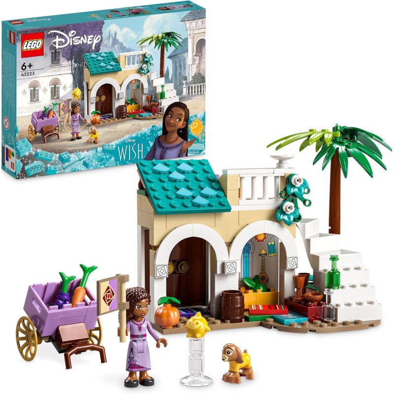 LEGO - Disney Wish Asha nella Città di Rosas, Set dal Film Wish con Mini  Bambolina di