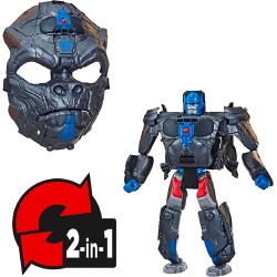 Hasbro - Transformers - Maschera 22,5 cm Convertibile 2 in 1 di Optimus Primal Ispirata al Film Risveglio - F4650