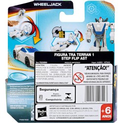 Hasbro - Transformers EarthSpark - Action figure di Wheeljack da 10 cm, conversione in 1 passaggio con lancio in aria - F6715