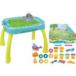Play-Doh - Il Mio Primo Tavolo Creativo reverso, Giocattoli per Bambini con plastilina - F69275L0