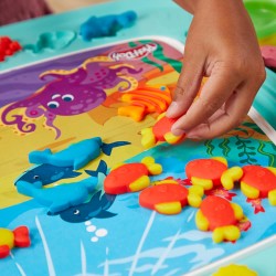 Play-Doh - Il Mio Primo Tavolo Creativo reverso, Giocattoli per Bambini con plastilina - F69275L0