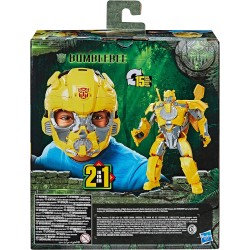 Hasbro - Transformers - Maschera di Bumblebee 22,5 cm Convertibile 2 in 1 Ispirata al Film Risveglio - F4649