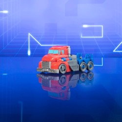 Hasbro - Transformers EarthSpark - Action Figure di Optimus Prime da 10 cm, conversione in 1 Passaggio con Lancio in Aria - F671