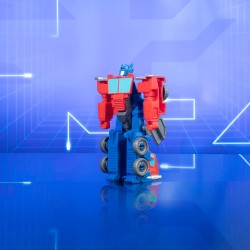 Hasbro - Transformers EarthSpark - Action Figure di Optimus Prime da 10 cm, conversione in 1 Passaggio con Lancio in Aria - F671