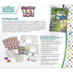 Pokémon Set Allenatore Fuoriclasse dell’espansione Scarlatto e Violetto - 151 del GCC (nove buste di espansione e accessori prem