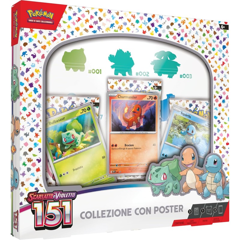 Pokémon Scarlatto e Violetto 151 Collezione Starter con Poster (IT) - PK60318