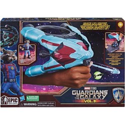 Hasbro - Marvel Guardiani della Galassia Vol. 3, Navicella Spaziale, Action Figure con Veicolo e Accessorio Blaster - F65885L00