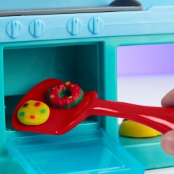 Hasbro - Play-Doh Kitchen Creations, playset Ristorante degli Chef in Carriera, Set da Cucina a 2 Lati - F81075L0