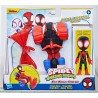 Hasbro - Spidey e i Suoi Fantastici Amici Techno-Racer Veicolo Miles Morales con Accessorio - F74555X0