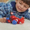Hasbro - Spidey e i Suoi Fantastici Amici Techno-Racer Veicolo Miles Morales con Accessorio - F74555X0