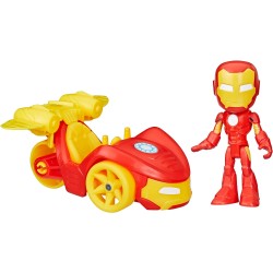 Hasbro - Spidey Veicolo Con Personaggio E Accessori - Iron Racer - F74585X0