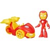 Hasbro - Spidey Veicolo Con Personaggio E Accessori - Iron Racer - F74585X0