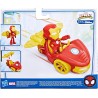 Hasbro - Spidey Veicolo Con Personaggio E Accessori - Iron Racer - F74585X0