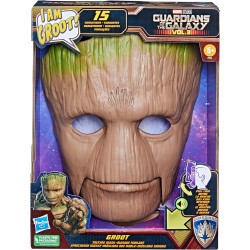Hasbro - Marvel Guardiani della Galassia Vol. 3 - Maschera parlante di Groot, per Roleplay - F65905L00