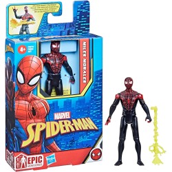 Hasbro - Spider-Man Epic Hero Series, Action Figure Personaggio 10 cm: Miles Morales - F6974
