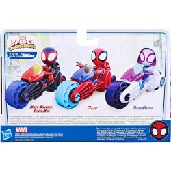 Hasbro - Spidey e i Suoi Fantastici Amici Motociclo con Personaggio Ghost Spider - F7461