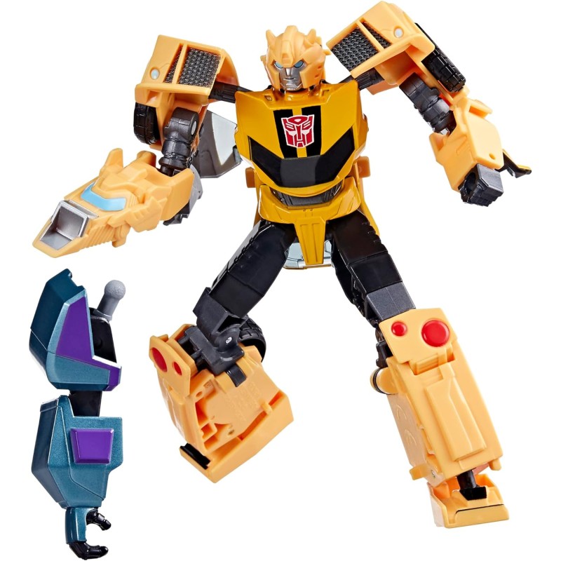 Hasbro - Transformers EarthSpark - Deluxe Class, Action Figure di Bumblebee da 12,5 cm - F6732