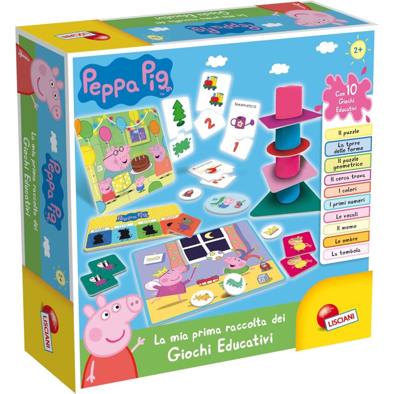 Lisciani - Peppa Pig Raccolta Giochi Educativi Baby - 81110