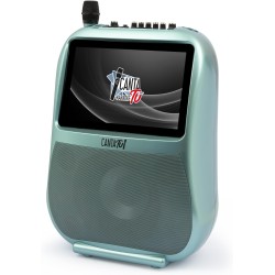 Giochi Preziosi - CANTA TU KARAOKE Pro Impianto Audio Video Portatile, 32 Giga Verde Metal, Incluso un Microfono Wireless - CTC1