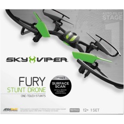 Giochi Preziosi - Sky Viper Stunt Drone Radiocomandato, Funzione Stunt per Acrobazie e Surface Scan per Mantenimento di Quota - 