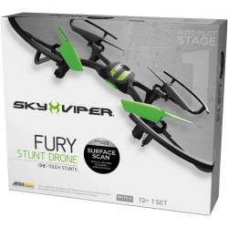 Giochi Preziosi - Sky Viper Stunt Drone Radiocomandato, Funzione Stunt per Acrobazie e Surface Scan per Mantenimento di Quota - 