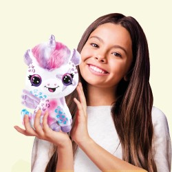 Rocco Giocattoli - Airbrush Plush Unicorno Brilla al Buio - RG76916