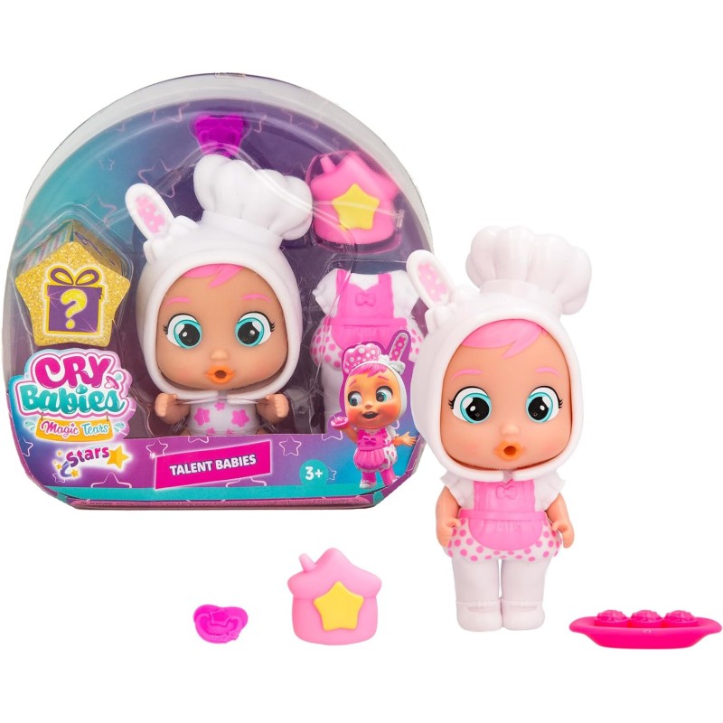 Imc Toys - Cry Babies Magic Tears Talent Babies Coney, Bambola Collezionabile Vestiti con Abiti Ispirati ai Loro Talenti - 91615