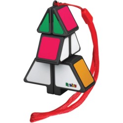 Spin Master - Rubik Christmas Tree - Cubo di Rubik a forma di albero di Natale - Gioco antistress - Rompicapo - SP6064003