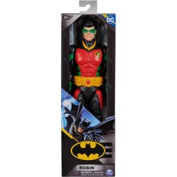 Spin Master - Dc comics, Action Figure Robin Armatura, Personaggio Mondo Batman Alto 30 cm con 11 Punti di Articolazione - SP606
